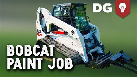 repainting bobcat skid steer|bobcat white paint alternative.